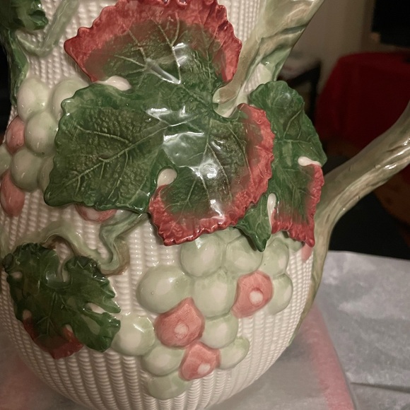 Beautiful Rare Fitz and Floyd 1988 Pitcher - Picture 3 of 10